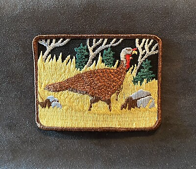 #ad Turkey Patch Vintage Size 4’’ x 3” For The Outdoors And Hunting Enthusiast