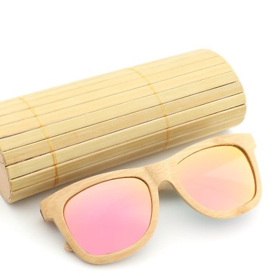 #ad Purely Bamboo Wood Sunglasses Polarized Men Womens Retro Glasses Bamboo Box Case