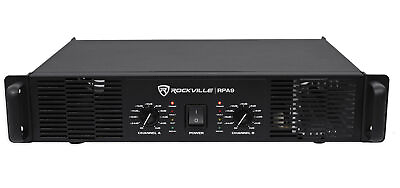 #ad Rockville RPA9 3000 Watt Peak 800w RMS 2 Channel Power Amplifier Pro DJ Amp
