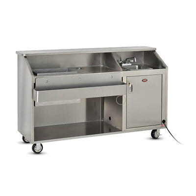 #ad FWE SBBC 6 50 lb. Ice Bin Removable Speed Rack 72quot; Portable Bar Stainless Ste... $7131.60