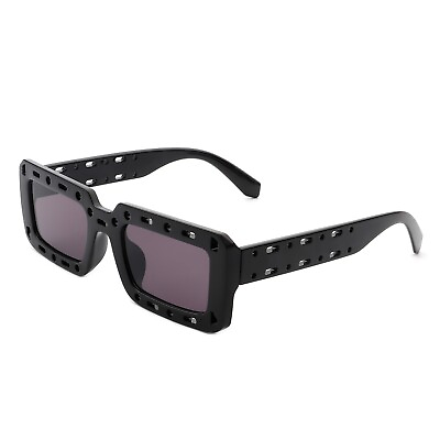 #ad Rectangle Irregular Frame Retro Fashion Square Sunglasses