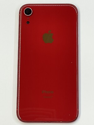 #ad Apple iPhone XR Genuine OEM Original back housing Frame Replacement Red