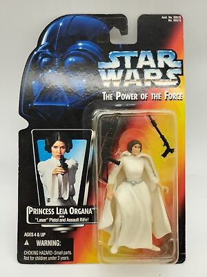 #ad Star Wars Princess Leia Organa 3.75 Inch Power of the Force Red Carded Figure