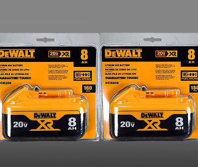 #ad 2pcs DeWalt DCB208 20V MAX XR 8.0 AH Compact Lithium Ion Power Tool Battery