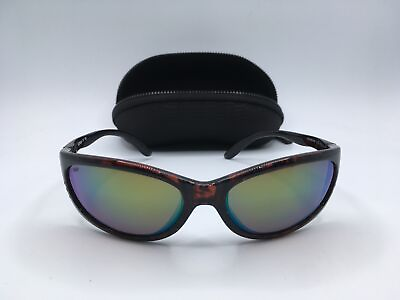 #ad Costa FATHOM Men#x27;s Tortoise Frame Green Mirror Polarized Lens Sunglasses 61MM