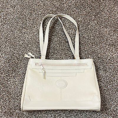 #ad Marlo Collection Womens Hand Bag Off White Cream
