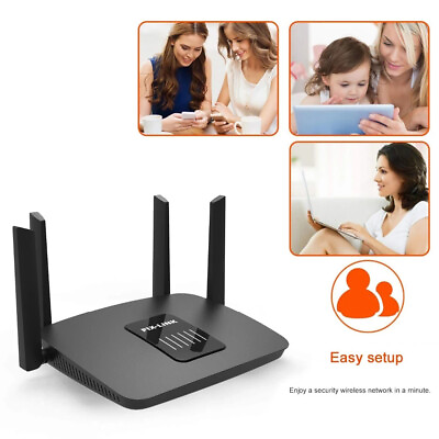 #ad AC1200 Smart WiFi Router Dual Band Wireless 1200Mbps Internet Router Booster
