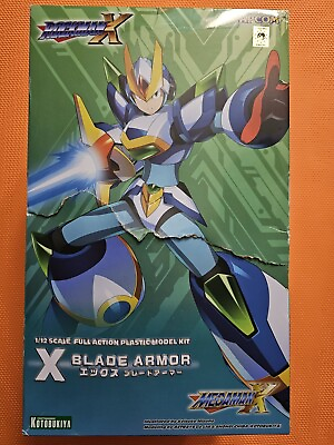 #ad Kotobukiya Mega Man X6 1 12 Scale X Blade Armor Capcom Model Kit Box Damage