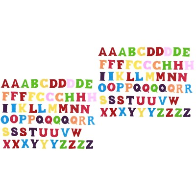 #ad 100 pcs Kindergarten Alphabet Letters Non woven Letters Kids Toys