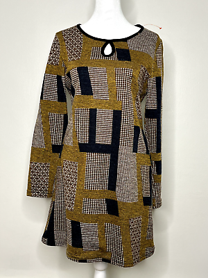 #ad Creation Womens Small Retro 60#x27;s Style Knit Dress