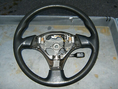 #ad 00 05 Toyota Celica GT 3 Spoke SteeringWheel Black Foam OEM