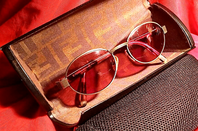 #ad Vintage FENDI Sunglasses FS 137 Antique Bronze Made in Italy amp; FENDI HARD CASE