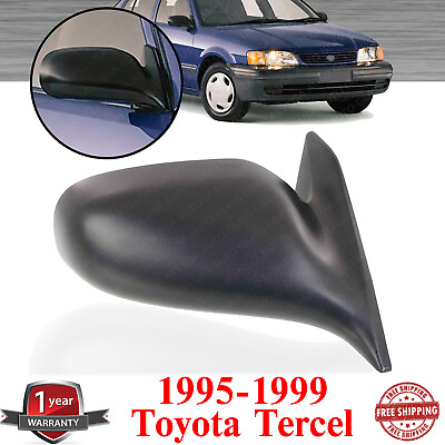#ad Manual Mirror Textured Black Passenger Side For 1995 1999 Toyota Tercel