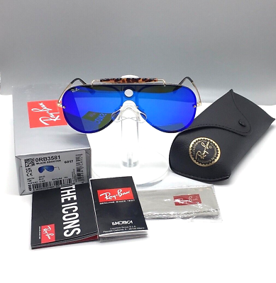 #ad Unisex Blue Ray Ban RB3581 Wayfarer Sunglasses amp; 009