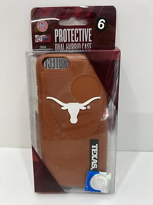 #ad Texas Longhorns Impact Protective Dual Hybrid Case iPhone 6 amp; 6s NCAA Licensed