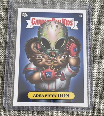 #ad 2022 Topps Garbage Pail Kids GPK x MLB #1a Area Fifty Ron Acuna Jr