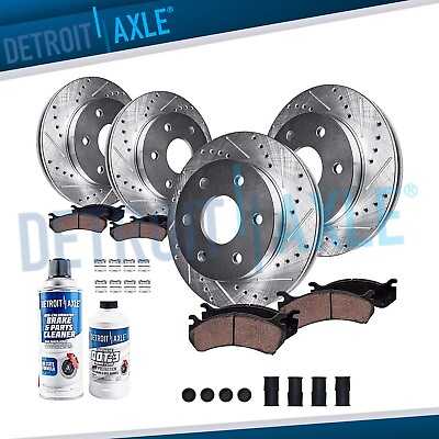 #ad Front amp; Rear Rotors Brake Pads for 2007 2009 Ford Expedition Lincoln Navigator