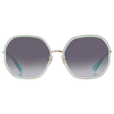 #ad Kate Spade Dark Grey Gradient Geometric Ladies Sunglasses NICOLA G S 0OGA 9O 58
