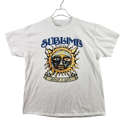 #ad Sublime quot;What I Gotquot; White Sun Graphic T Shirt Men#x27;s Size XL