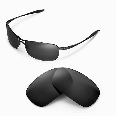 #ad New Walleva Polarized Black Lenses For Oakley Crosshair 2.0 2010 version