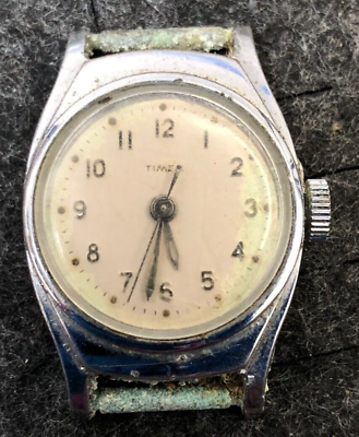 #ad Vintage Timex Analog Watch Single Tone Runs Well