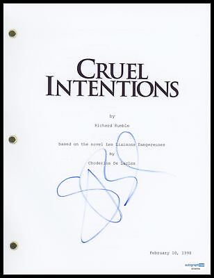 #ad Selma Blair quot;Cruel Intentionsquot; AUTOGRAPH Signed #x27;Cecile#x27; Script Screenplay ACOA