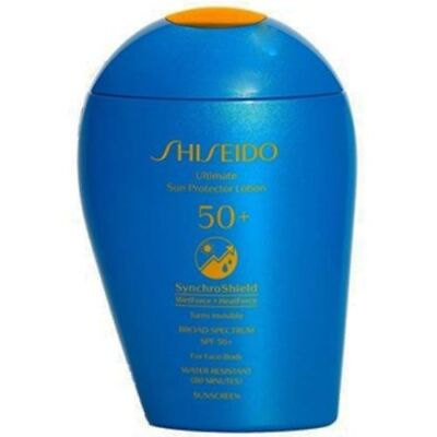 #ad Shiseido Ultimate Sun Protector Lotion SPF 50 Wet Force 150ml 5oz new $32.85