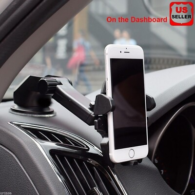 #ad 360° Universal Car Windshield Mount Stand Holder for iPhone Moblie Phone GPS PDA