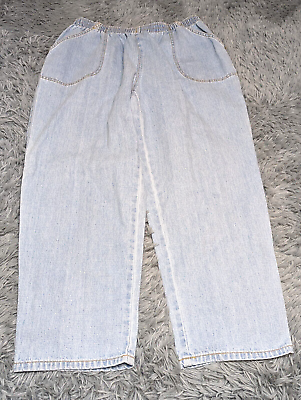 #ad Classic Elements Woman Plus Womens Jeans Size 18WP Pull On Elastic Comfort Waist