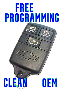 #ad CLEAN OEM CHEVY BOWTIE CHEVROLET GM KEYLESS REMOTE FOB TRANSMITTER ABO0104T