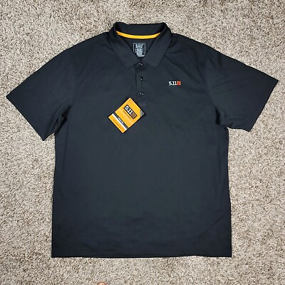 #ad NEW 5.11 Tactical Pinnacle Polo Shirt Men Size XL Tactical Training Short Sleeve
