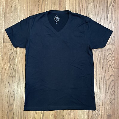 #ad True Classic Premium Quality * V NECK * Tee T Shirt Mens BLACK MEDIUM $14.18