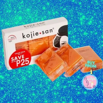 #ad KojieSan Kojic Acid Soap 65g 3 bars per pack