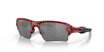 #ad OAKLEY FLAK 2.0 XL Sunglasses OO9188 H259 Red Tiger Frame W PRIZM Black Lens