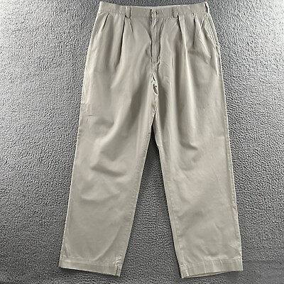 #ad Polo Golf Ralph Lauren Mens Pants Beige Size 38x31* Chino Pant 100% Cotton