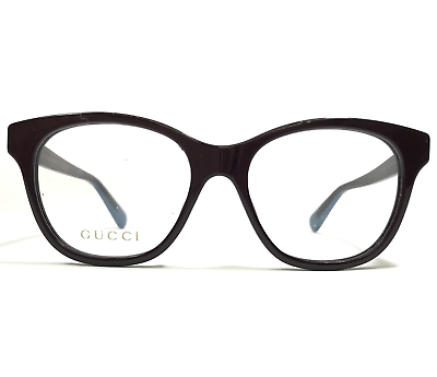 #ad Gucci Eyeglasses Frames GG0923O 004 Dark Burgundy Red Blue Fade Round 51 17 140 $99.99
