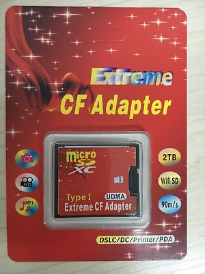 #ad Micro SD SDHC to Compact Flash CF 1 Type I Card Adapter Converter 16GB 32GB 64GB