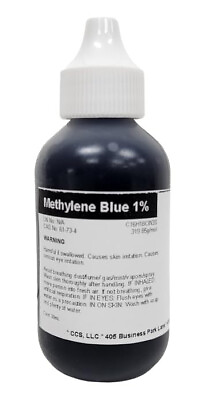 #ad Methylene Blue 1% Aqueous Stain dye Solution 60mL 2 fl oz