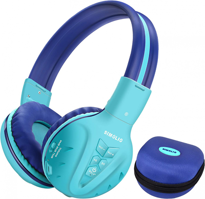 #ad SIMOLIO Wireless kids Headphones with Volume Limited Kids 2 Mint