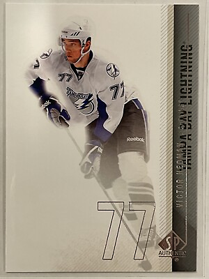 #ad 2010 11 SP Authentic Victor Hedman #16 Hockey Tampa Bay Lightning