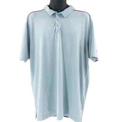 #ad VINTAGE Tommy Hilfiger Men Polo Shirt XL Blue SNAGS DISCOLORATION