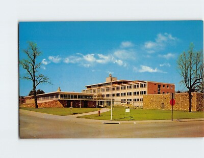 #ad Postcard Home Economic Building Southern Illinois University Carbondale Illinois