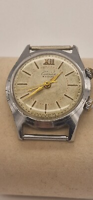 #ad Vintage Mechanical ALARM Watch Poljot SIGNAL 1MChZ SOVIET USSR Gold plated hand