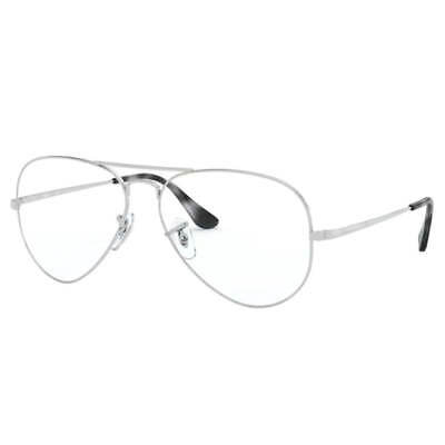 #ad #ad Reading Glasses Ray Ban 6489 Aviator 2501 Silver 55 14 140 Hoya Lens