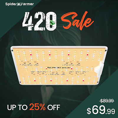 #ad Spider Farmer SF1000D LED Grow Light Full Spectrum Samsung For Indoor Veg Bloom