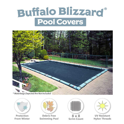 #ad Buffalo Blizzard Economy Rectangle Swimming Pool Winter Covers 10 YR Warranty