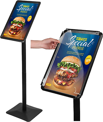 #ad Sign Stand 11 X 17 Inch Heavy Duty Sign Holder with Base Pedestal Poster