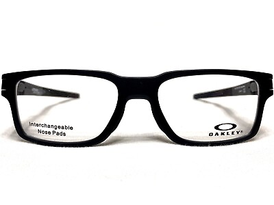 #ad NEW Oakley Latch EX OX8115 0152 Mens Satin Black Modern Eyeglasses Frames 52 17