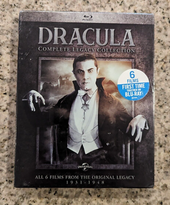 #ad Dracula: Complete Legacy Collection New Blu ray Boxed Set Snap Case