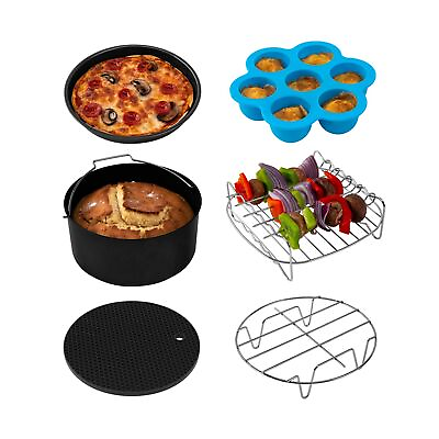 #ad COSORI Air Fryer Accessories Set of 6 Fit for Most 5.8Qt and Larger Oven Cak...